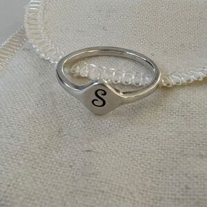 James Avery Petite Signet Initial Ring
